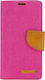 Forcell Buchen Sie Stoff Rosa (Galaxy A10)