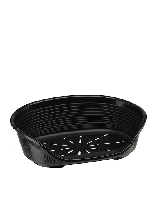 Ferplast Siesta Deluxe Sofa Hundebett Schwarz 70.5x52cm.