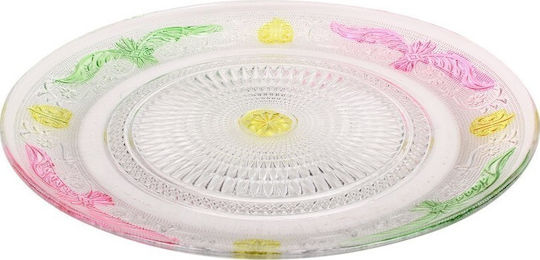 Keskor Glasplatte 30cm Servierplatte Glas Colorful mit Durchmesser 30cm 1Stück Keskor Glasplatte 30cm Servierplatte Glas Colorful mit Durchmesser 30cm 1Stück