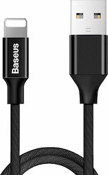 Baseus Yiven Geflochten USB-A zu Lightning Kabel Schwarz 1.2m (CALYW-01)