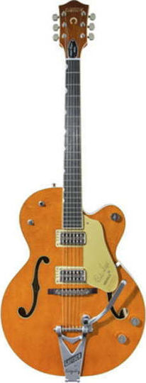 Gretsch G6120T-BSSMK 59 Ηλεκτρική Κιθάρα Semiacoustic με HH Διάταξη Μαγνητών Πορτοκαλί με Θήκη
