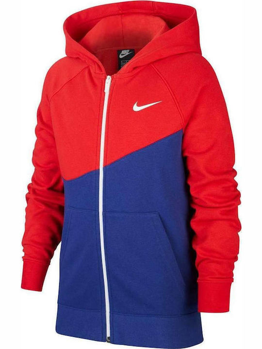 Nike Αθλητική Παιδική Ζακέτα Φούτερ Βαμβακερή μ...