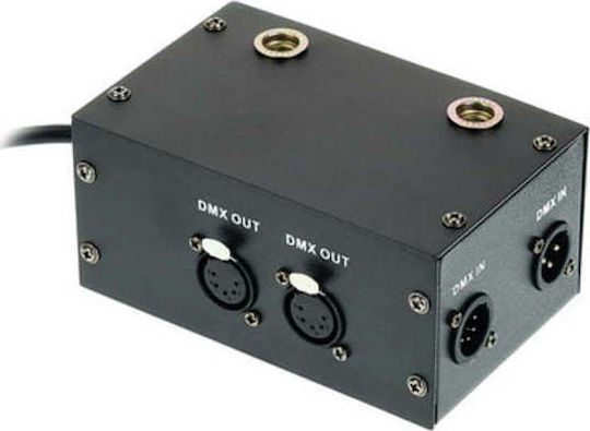 Fun Generation 2 3/5 pin DMX Splitter für Lichtkonsole / 2 XLR-Eingänge