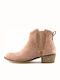 Refresh Wildleder Damen Cowboy-Stiefeletten Rosa