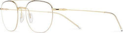 Safilo Linea 02 Metal Eyeglass Frame Gold