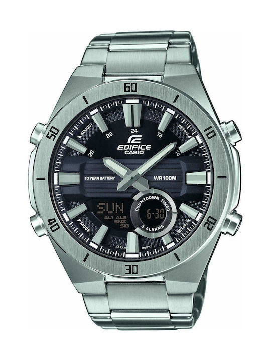 Casio Edifice Battery Watch with Metal Bracelet Silver