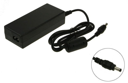 2 Power Laptop Charger 75W 20V 3.75A for Compaq with Detachable Power Cable