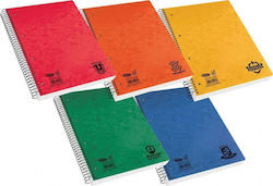 Skag Spiral Notebook Ruled A4 120 Sheets 4 Subjects University Style 1pcs (Μiscellaneous colours)