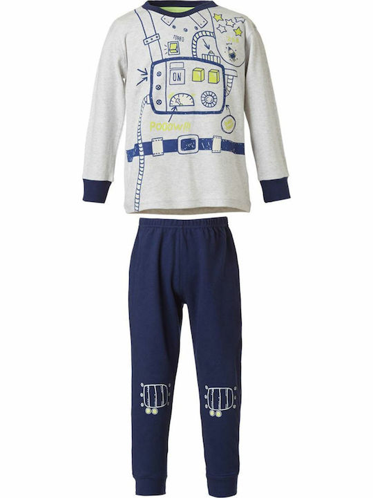 Energiers Kids Pyjamas Winter Cotton White