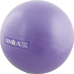 Amila Mini Μπάλα Pilates 25cm 0.15kg σε Μωβ Χρώμα