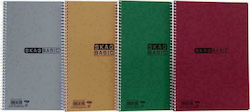 Skag Σπιράλ Τετράδιο Ριγέ Α4 60φυλλο 2 Θεμάτων Basic 276108 (Διάφορα Σχέδια/Χρώματα)