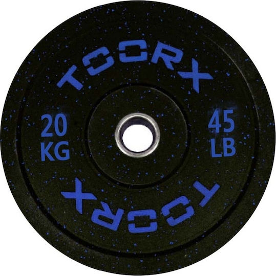 Toorx Set of Plates Olympic Type Rubber 1 x 20kg Φ50mm
