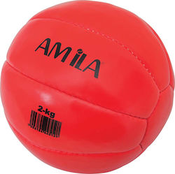 Amila Μπάλα Medicine 84cm, 5kg σε Κόκκινο Χρώμα
