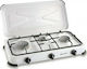 Kemper Liquid Gas Countertop Triple Burner White