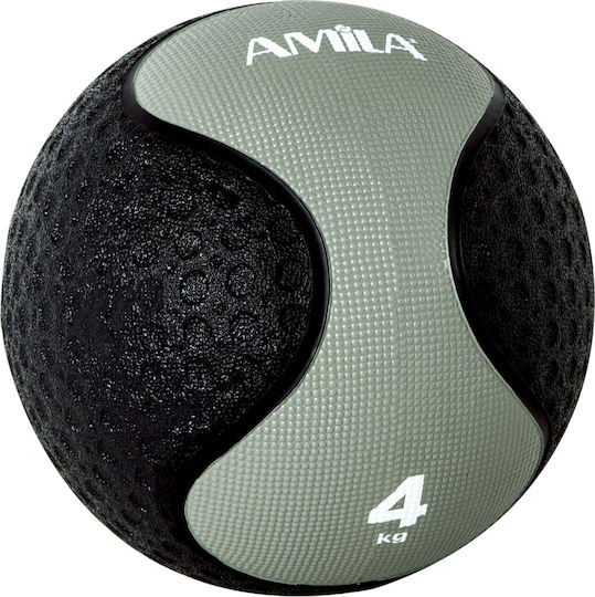 AMILA Ball Medicine 24cm , 4kg in Black Color