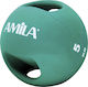 Amila Μπάλα Medicine 25cm, 5kg σε Πράσινο Χρώμα