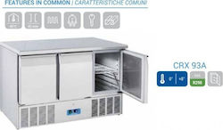 Cool Head CRX 93A Commercial Salad Refrigerator 350lt with Drawer 0/+8°C L136.5xD70xH88cm Cool Head CRX 93A Commercial Salad Refrigerator 350lt with Drawer 0/+8°C L136.5xD70xH88cm