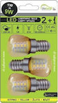 Aca LED-Glühbirnen für Sockel E14 Warmes Weiß 60lm 3Stück