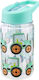 Sass & Belle Kids Plastic Water Bottle with Straw Turquoise 500ml