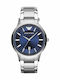 Emporio Armani Renato Men's Watch 43mm Battery with Silver Metal Bracelet