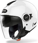 Airoh Helios White Gloss Motorradhelm Jet ECE 22.05 1250gr AIR000KRA157