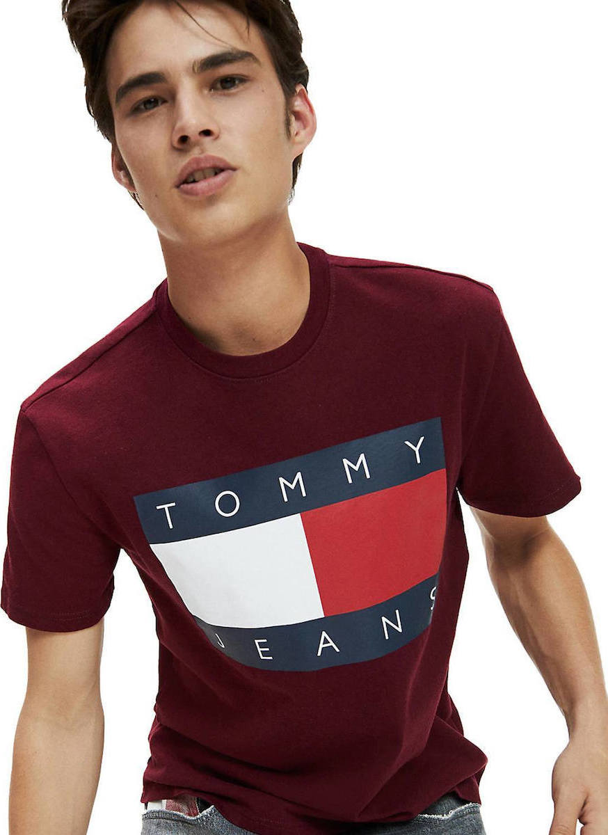 Tommy Hilfiger Large Flag Logo DM0DM07009VA2 Burgundy Skroutz.gr