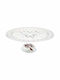 Westmark Servierplatte Kunststoff Transparent mit Durchmesser 30cm 1Stück