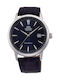 Orient Watch Automatic with Blue Leather Strap