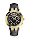 Versace Watch Battery with Black Leather Strap VEBV001/19