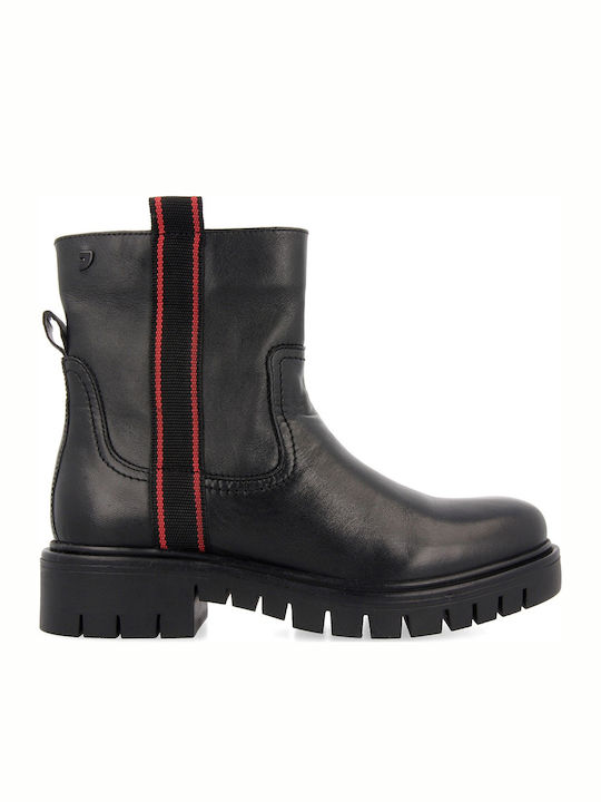 Ghete dama de piele Negru