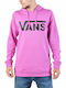 Vans Classic Men's Sweatshirt with Hood and Pockets Pink