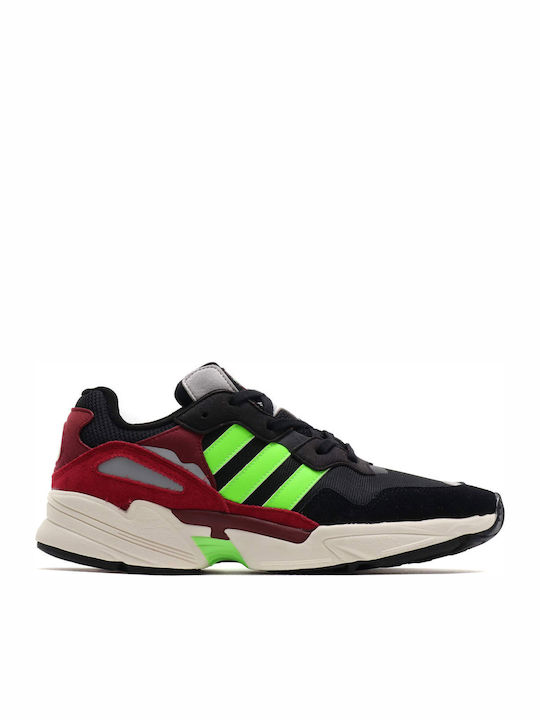 adidas Adidași Chunky Yung-96 Core Negru / Verde Solar / Bordo
