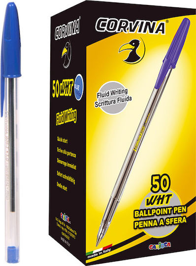 Carioca Corvina Pen Ballpoint with Blue Ink