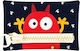 Centrum Monster Pencil Case with 1 Compartment Blue