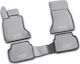 Novline Set of Front and Rear Mats 4pcs Tray Type for BMW Series 7 2007-2015 Black