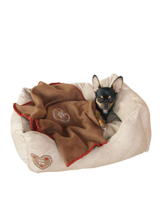 Kerbl Love Υou Диван Легло за куче Бежов 47x37см.