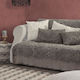 Nef-Nef Homeware Ριχτάρι Διθέσιου Καναπέ Rouen Winter 170x250εκ. Beige