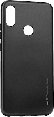 Mercury iJelly Silicone Back Cover Black (Redmi 7)