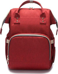 Τσанта-Смяна на Пелени Gabesy All in One Practical Baby Diaper Bag Червен