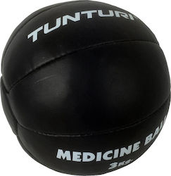 Tunturi Μπάλα Medicine 20cm, 3kg σε Μαύρο Χρώμα