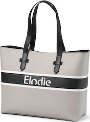 Elodie Details Wickeltasche-Wickeltasche Schulter/Hand Saffiano Logo Tote BR74153 Grey 32x39cm.