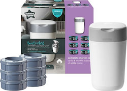 Tommee Tippee Twist & Click Κάδος & Ανταλλακτικές Σακούλες 6τμχ