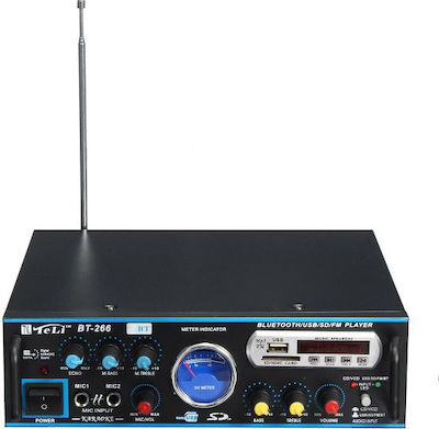 Amplificator Karaoke BT-266 în Culoare Negru