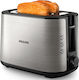 Philips Toaster 2 Slots 950W Inox