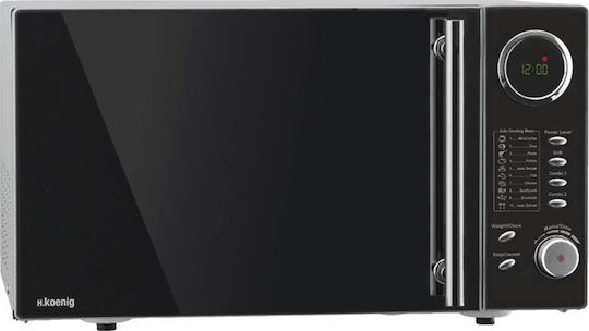 HKoenig Microwave Oven with Grill 25lt Black