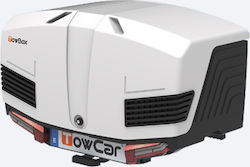 Enganches Aragon Towbox V3 Μπαγκαζιέρα Κοτσαδόρου Αυτοκινήτου με Μονό Άνοιγμα Χωρητικότητας 400lt Λευκή