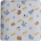 Nef-Nef Homeware Blanket Nursery Swaddling Blankets Wonderful World Fleece White 70x100cm