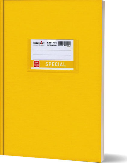 Typotrust Caiet Cu dungi B5 80 de Foi Special Plastic Label 1buc