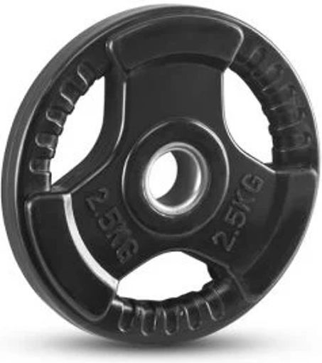 Optimum Set of Plates Rubber 1 x 2.5kg Ø28mm with Handles