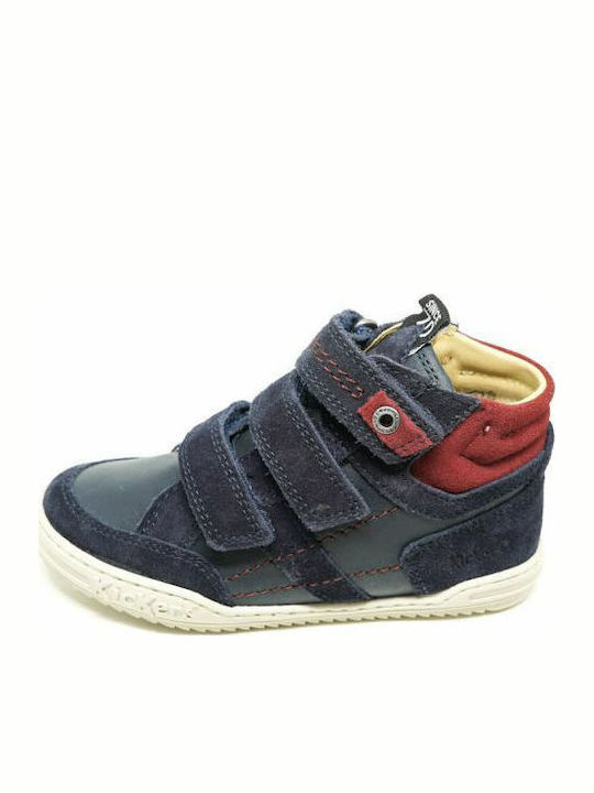 Kickers Kids Sneakers High Navy Blue